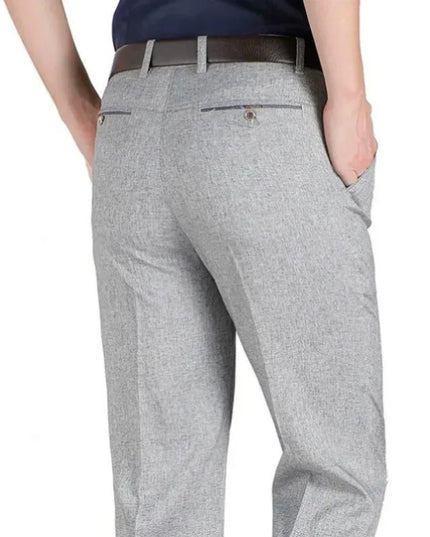 Voldri Men's Plus Size Business Pants - Stretch Loose Fit for Office -   | Stylish & Elegant Fashion by Voldri