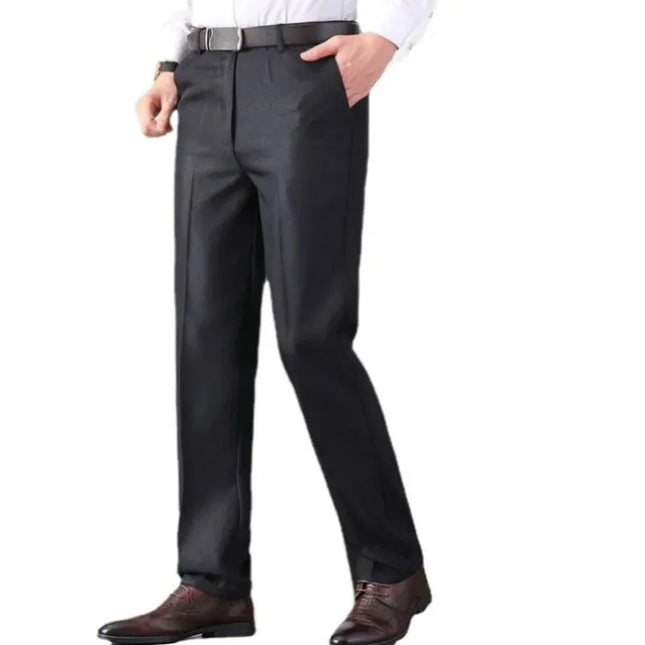 Voldri Men's Plus Size Business Pants - Stretch Loose Fit for Office -   | Stylish & Elegant Fashion by Voldri