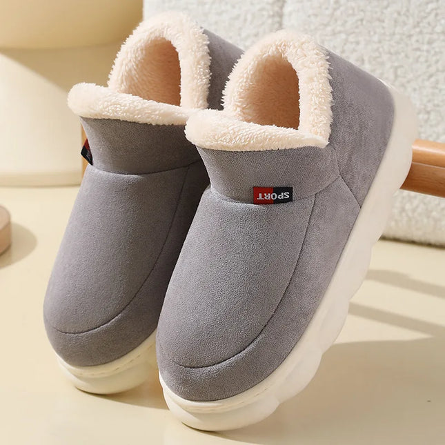 Cotton Plush Padded Slippers