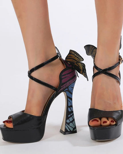 Super High Heels Platform Sandals - VOLDRI