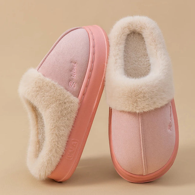 Fluffy Slippers  Non-slip Slides