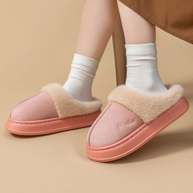 Fluffy Slippers  Non-slip Slides