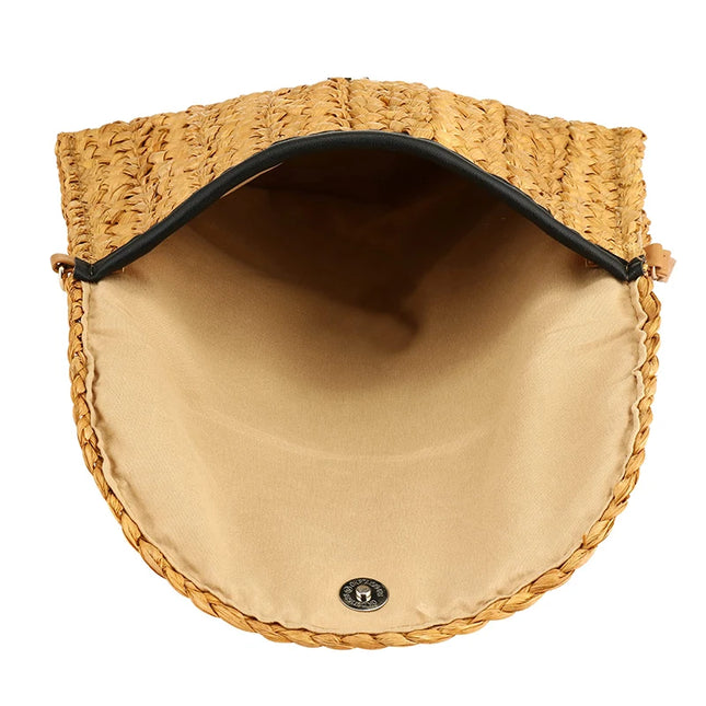 Straw Envelope Clutch Handbag - VOLDRI