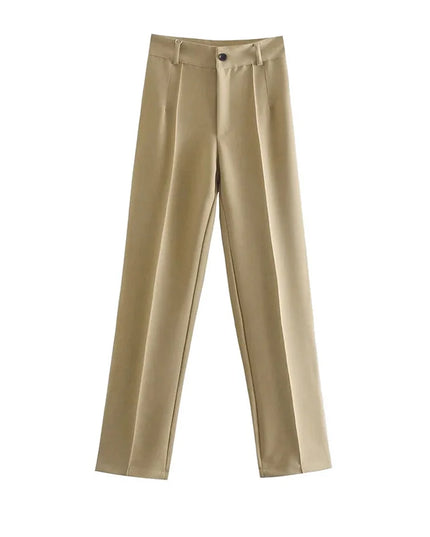 Office Wear Straight Pants