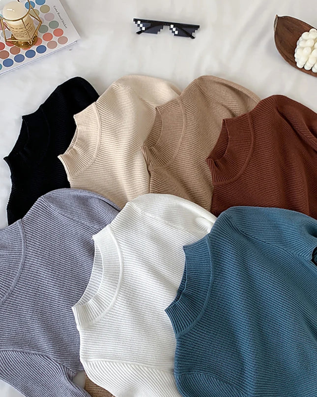 Basic Turtleneck  Sweaters - VOLDRI