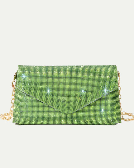 Rhinestone Evening Clutch Handbag - VOLDRI