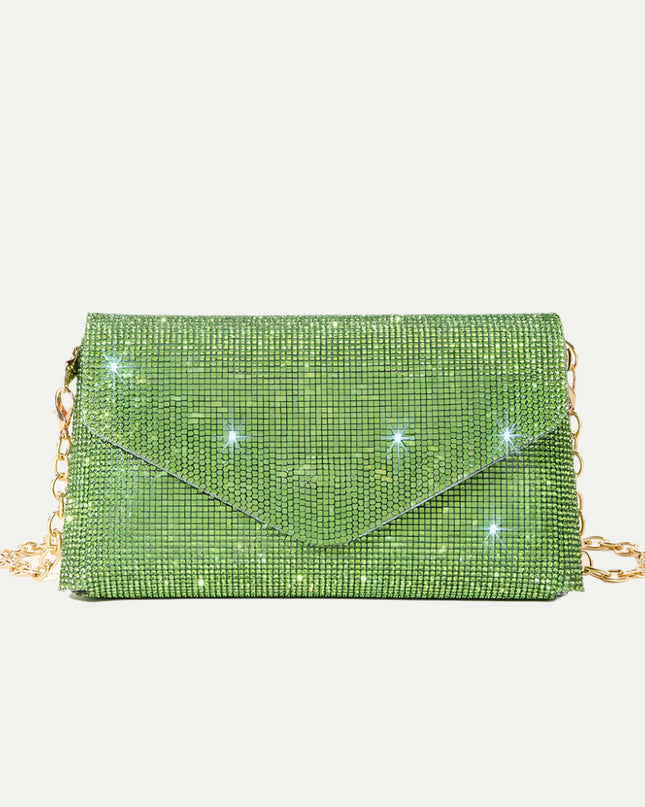 Rhinestone Evening Clutch Handbag - VOLDRI