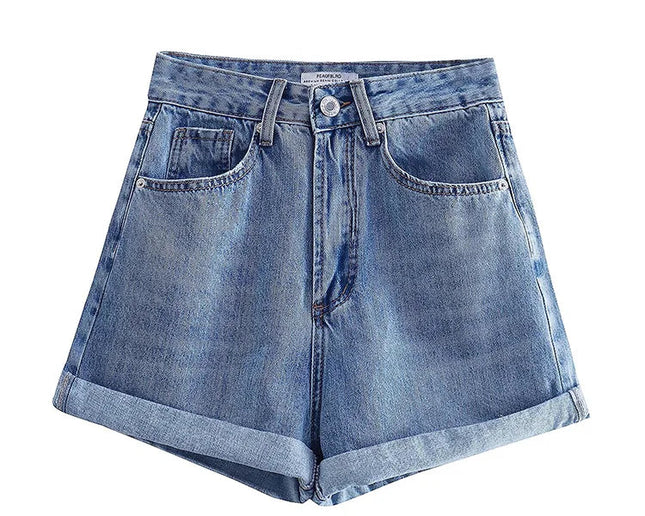 Vintage Casual Denim  Shorts - VOLDRI