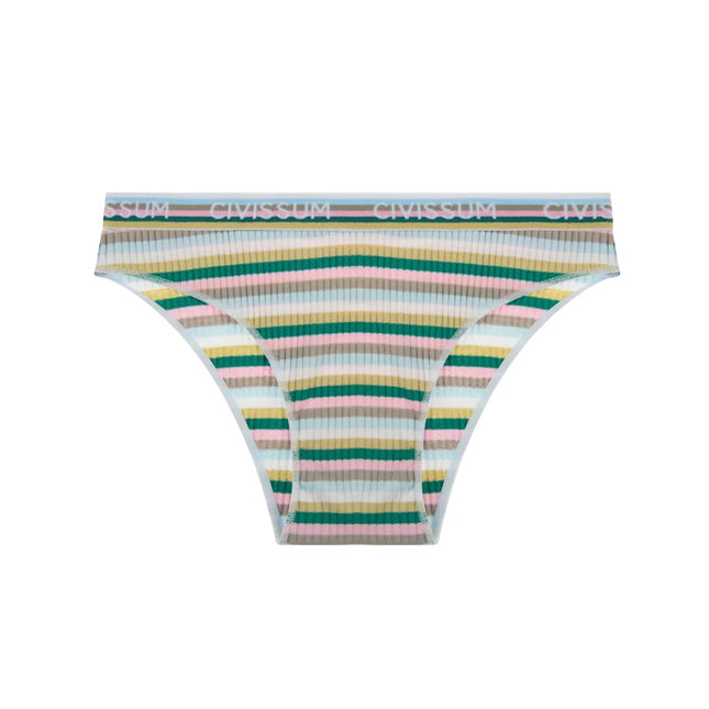 Rainbow Striped Lingerie Underwear - VOLDRI