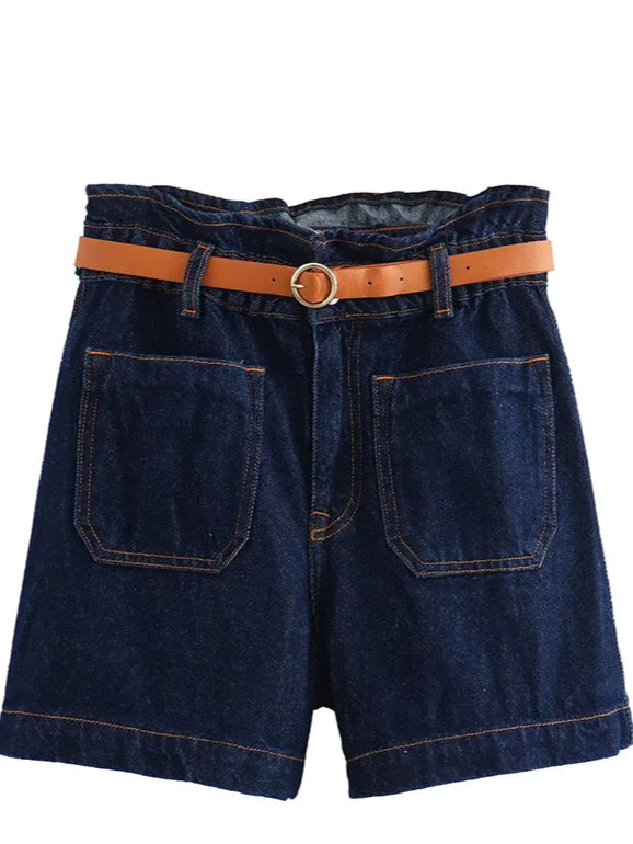 Denim Woman Short Pants - VOLDRI