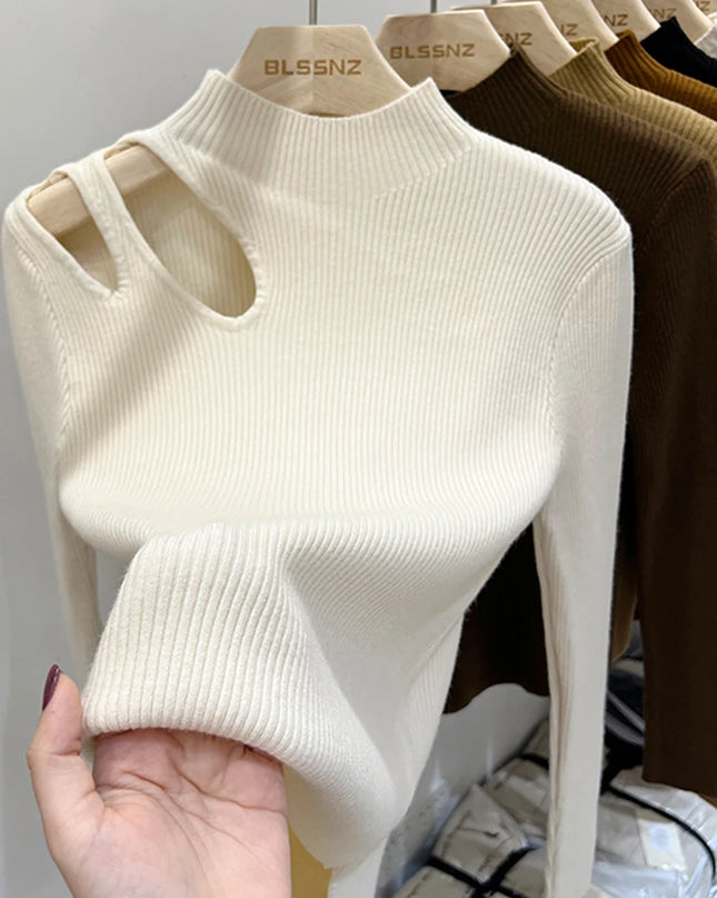 Sexy Hollow Out n Sweaters Tops - VOLDRI