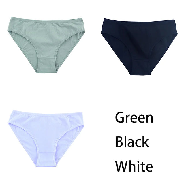 3PCS/Set  Classic Seamless Briefs Panties - VOLDRI