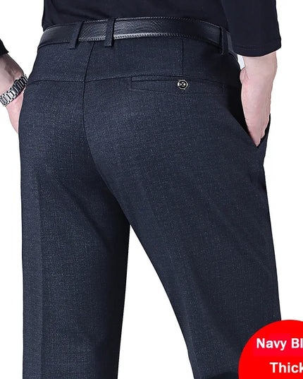 Voldri Men's Slim Stretch Business Pants - Casual & Comfortable Fit -   | Stylish & Elegant Fashion by Voldri