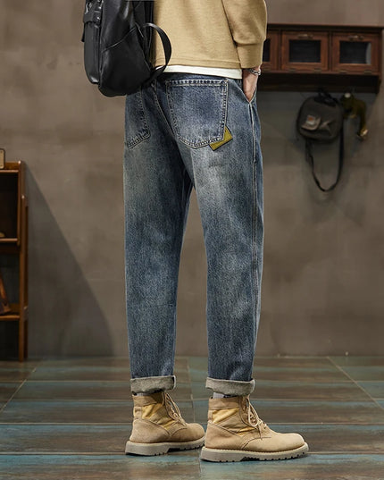 Voldri Men's Cotton Harem Pants - Retro Baggy Street Style -   | Stylish & Elegant Fashion by Voldri
