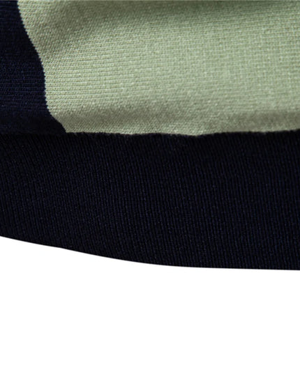 AIOPESON Men's Striped Mesh Polo Shirt - Breathable Casual Style -   | Stylish & Elegant Fashion by Voldri