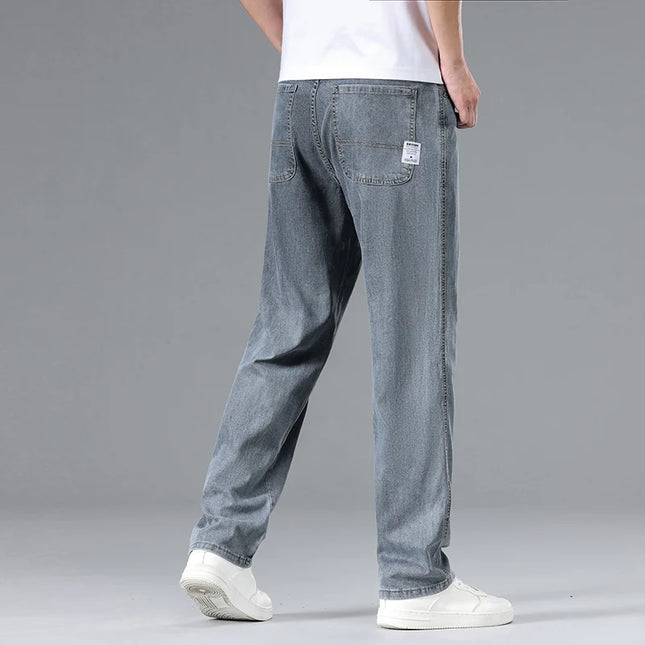 Voldri Summer Ultra-thin Lyocell Jeans - Loose Casual Denim Pants -   | Stylish & Elegant Fashion by Voldri