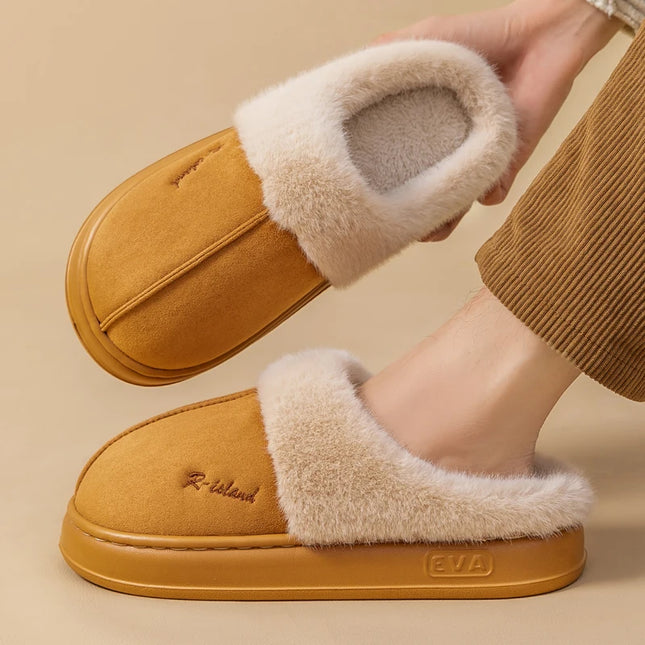 Fluffy Slippers  Non-slip Slides