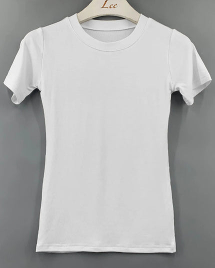 Basic cotton short sleeve T-shirt - VOLDRI