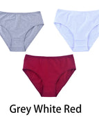 Grey White Red