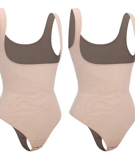 2pcs Mesh Thongs Bodysuit Shapewear - VOLDRI