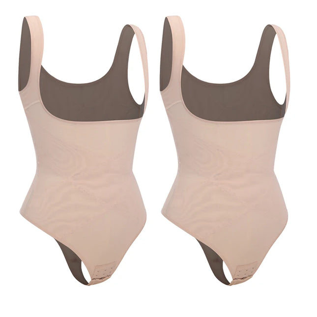 2pcs Mesh Thongs Bodysuit Shapewear - VOLDRI