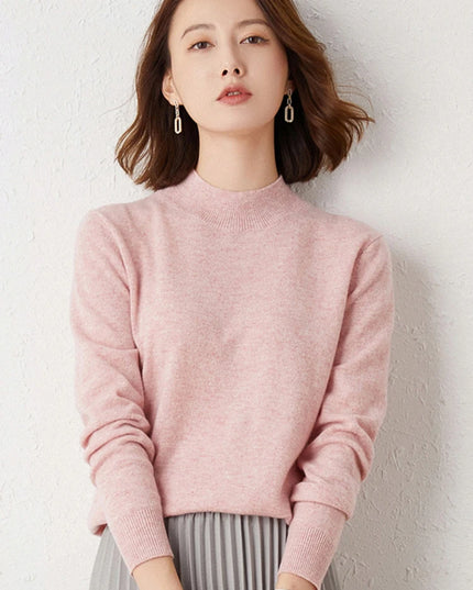 Slim Turtleneck Sweater Top - VOLDRI