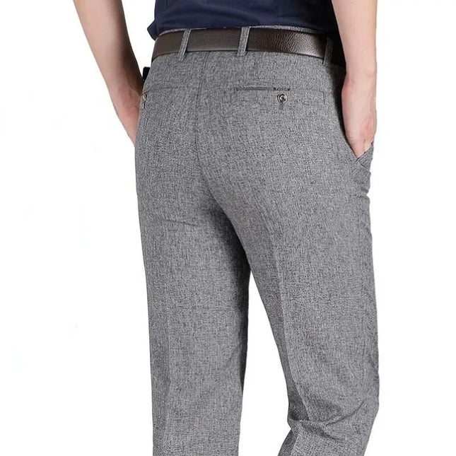 Voldri Casual Men's Business Pants - High Waist, Loose Fit, Plus Size -   | Stylish & Elegant Fashion by Voldri