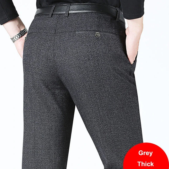 Voldri Men's Slim Stretch Business Pants - Casual & Comfortable Fit -   | Stylish & Elegant Fashion by Voldri