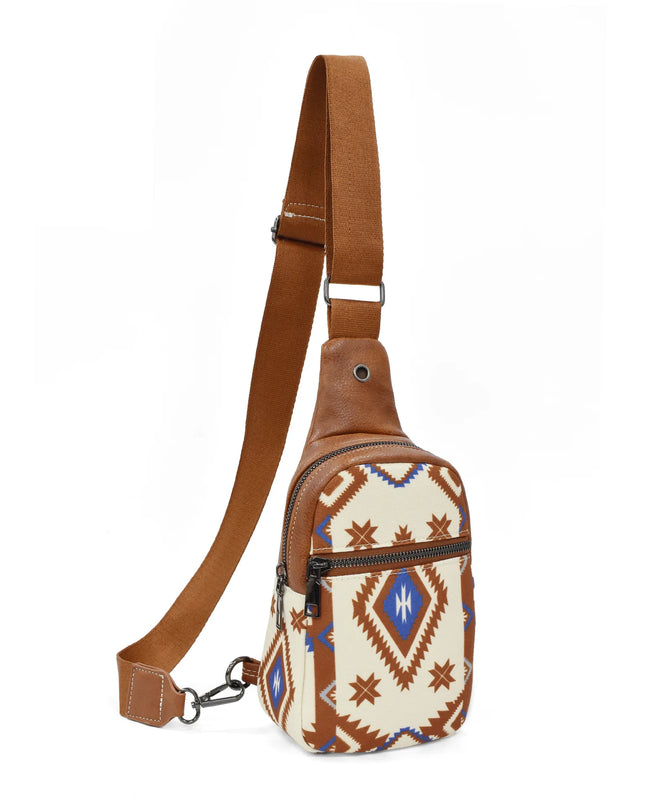 Western Aztec Sling Bag Handbag - VOLDRI