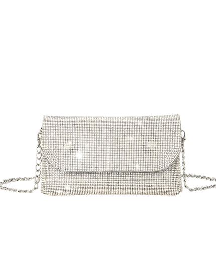 Rhinestone Evening Clutch Handbag - VOLDRI