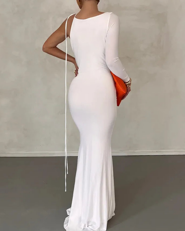 Bodycon Backless Long Dress - VOLDRI