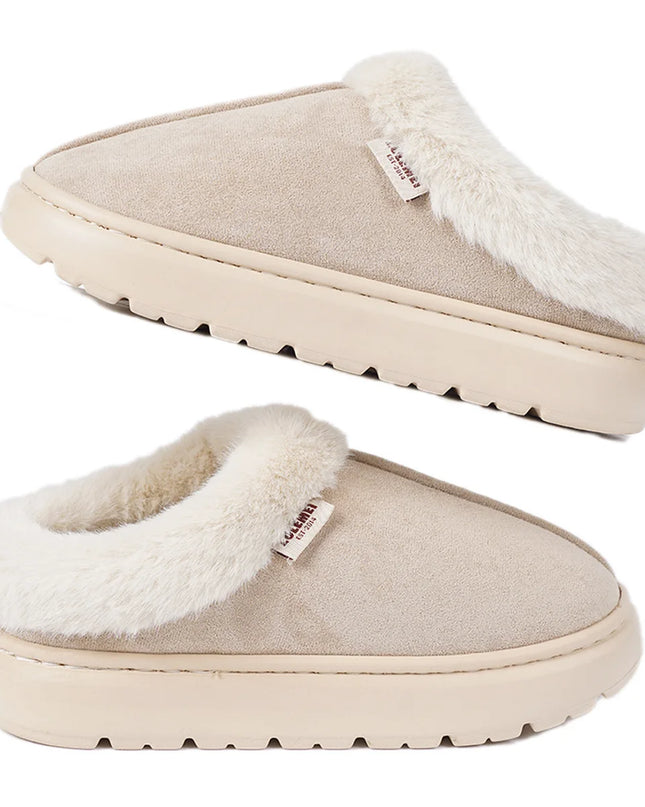 Cotton Plush Padded Slippers