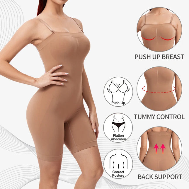 Seamless Bodysuit  Shapewear - VOLDRI