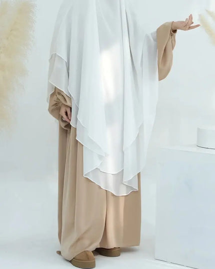 Chiffon Khimar Abaya