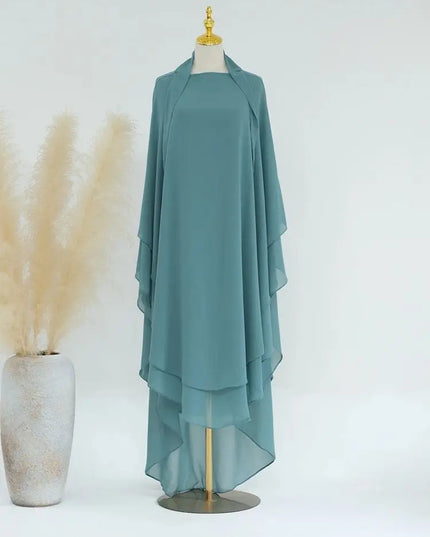 Chiffon Khimar Abaya