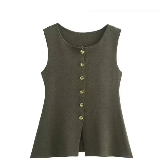 Vintage Casual  Vest - VOLDRI