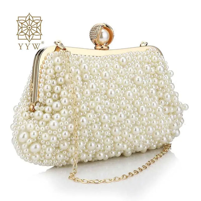 Elegant Pearl Clutch - VOLDRI