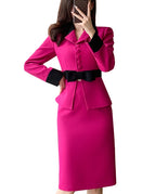 Pink Skirt Suit