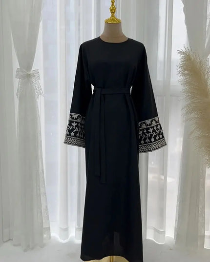 Elegant Embroidered Abaya