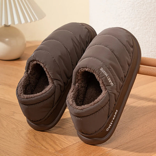 Plush Waterproof Slippers