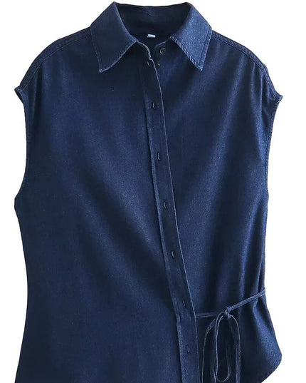 Casual Sleeveless  Blouse - VOLDRI