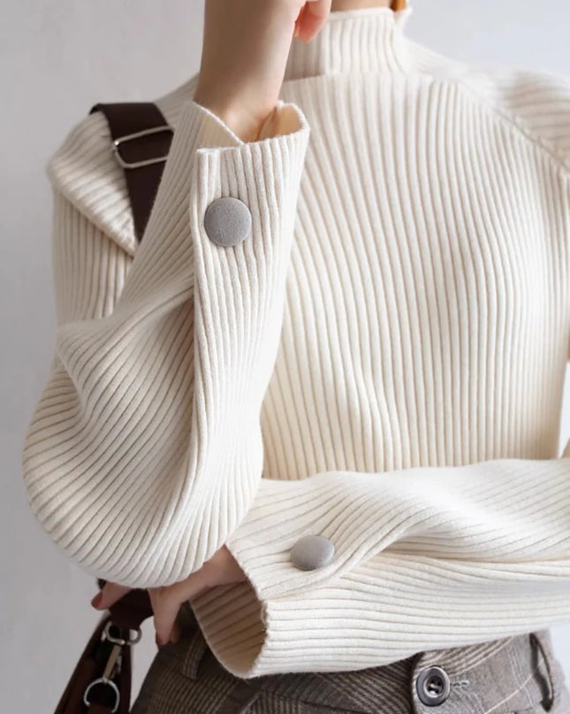 Turtleneck  Sweaters Loose Tops - VOLDRI