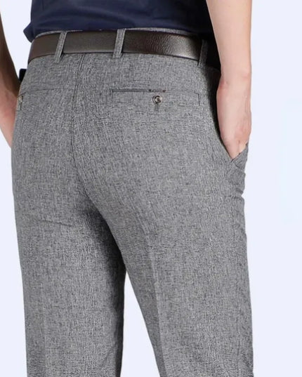 Voldri Men's Plus Size Business Pants - Stretch Loose Fit for Office -   | Stylish & Elegant Fashion by Voldri