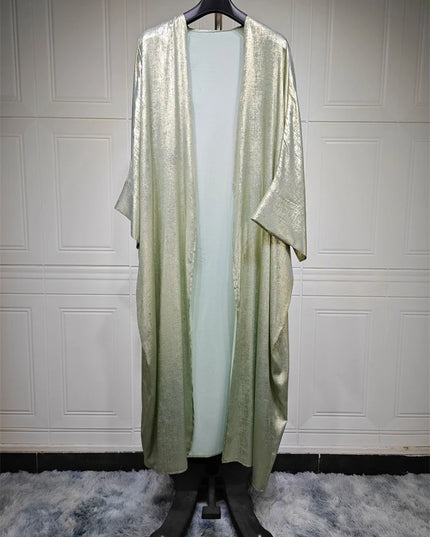 Open Satin Abaya