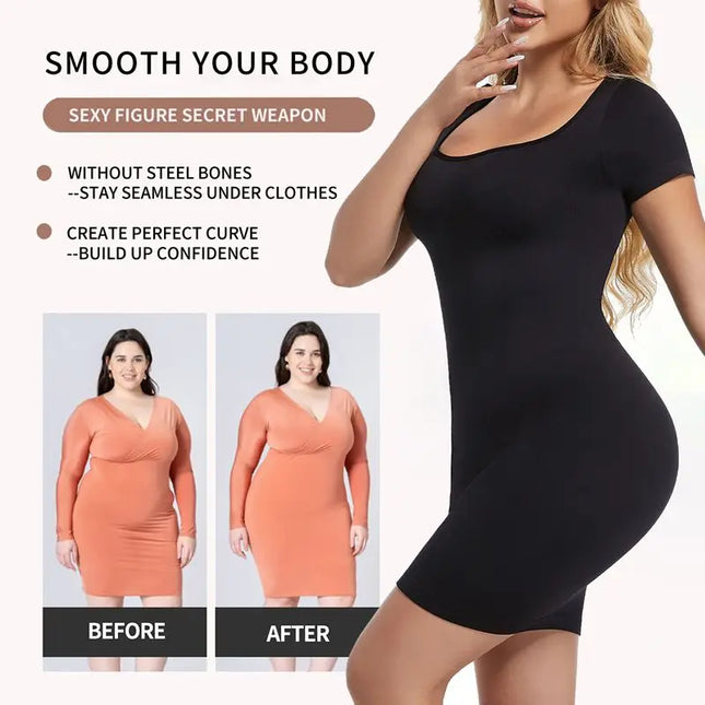 Seamless Shapewear Control Slips - VOLDRI