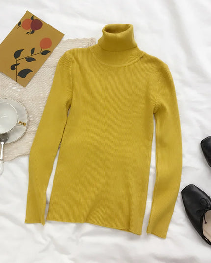 Turtleneck Knitted Sweater - VOLDRI