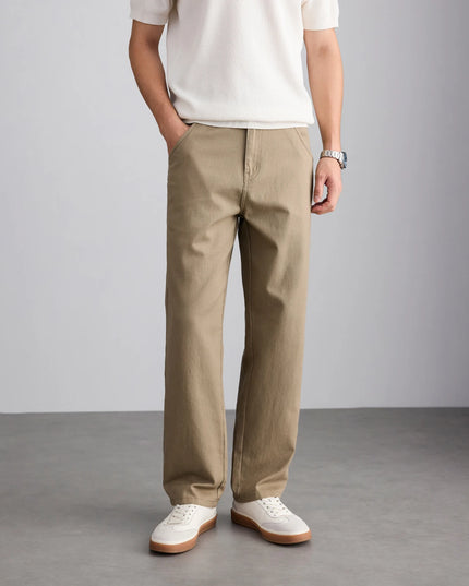 2026 Summer Brand Clothing Men's Lightweight Straight Business Casual Pants 100% High Quality Twill thin trousers classic style -   | Stylish & Elegant Fashion by Voldri