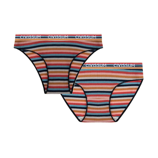 Rainbow Striped Lingerie Underwear - VOLDRI