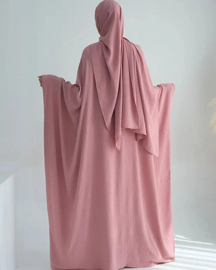 Cotton Linen Khimar Abaya