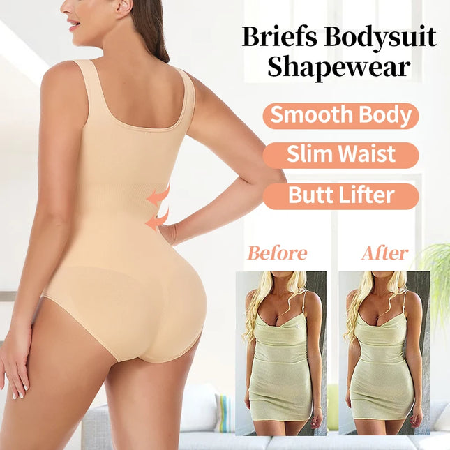 Bodysuit Tank Top Tummy Control Shapewear - VOLDRI